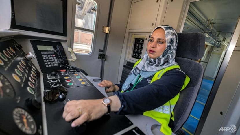 On track: Cairo metro employs Egypt's first women train drivers On track: Cairo metro employs Egypt's first women train drivers