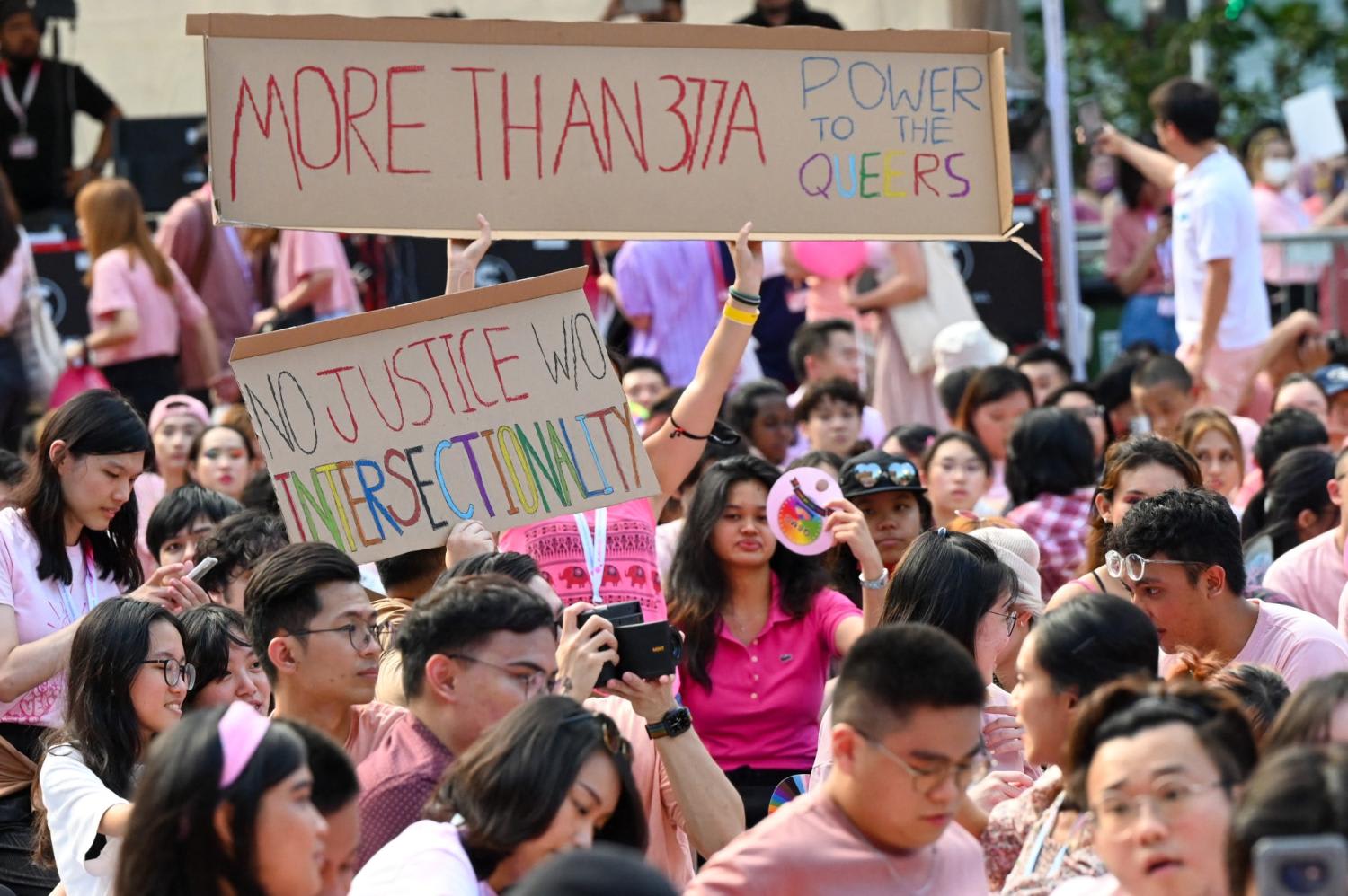 Singapore's Parliament debated the repeal of Section 377A of the Penal Code on Nov 28, 2022. Singapore's Parliament debated the repeal of Section 377A of the Penal Code on Nov 28, 2022.