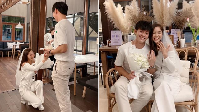 “他说愿意！”主动求婚终得男友归 泰国空姐赢掌声