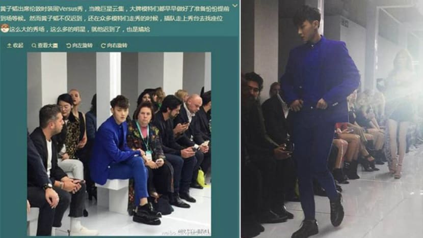 Ex-EXO Z.TAO slammed for ‘shameful behaviour’ at London fashion show