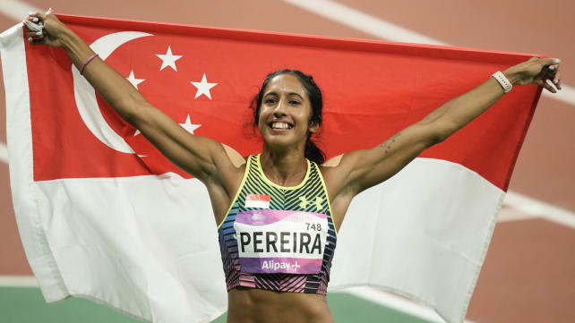 Sprint queen Shanti Pereira takes 100m silver to end Singapore's 49-year wait for Asian Games athletics medal