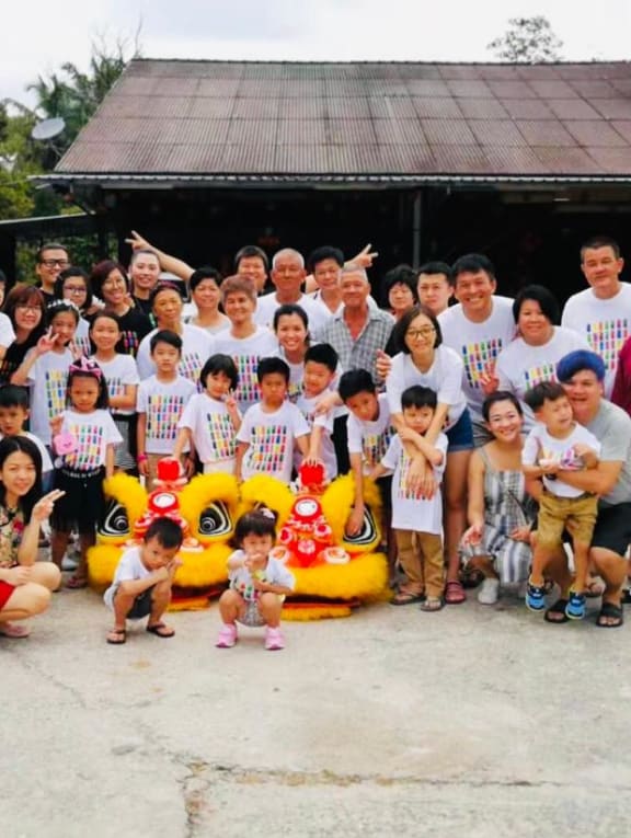Mr Derick Tee and his extended family celebrating Chinese New Year in Muar, Johor. Mr Derick Tee and his extended family celebrating Chinese New Year in Muar, Johor.