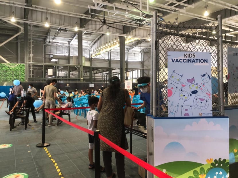 Of the 1.7 million Covid-19 cases reported in Singapore since the start of the pandemic, about 64,000, or 3.9 per cent, were children under five years old. Of the 1.7 million Covid-19 cases reported in Singapore since the start of the pandemic, about 64,000, or 3.9 per cent, were children under five years old.