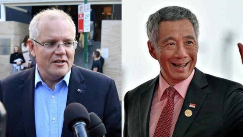 GE2020: Australia's PM Morrison congratulates Singapore's PM Lee on election results GE2020: Australia's PM Morrison congratulates Singapore's PM Lee on election results