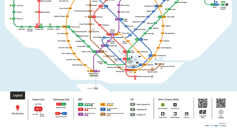 New MRT map launched with Circle Line as focal point New MRT map launched with Circle Line as focal point