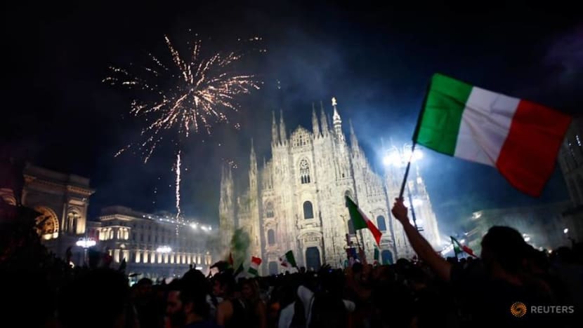 Italy basks in soccer glory, hopes it will help heal national wounds