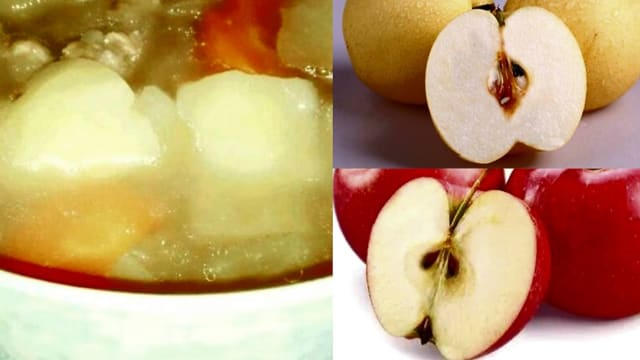 【瘦身食疗】苹果雪梨汤 【瘦身食疗】苹果雪梨汤