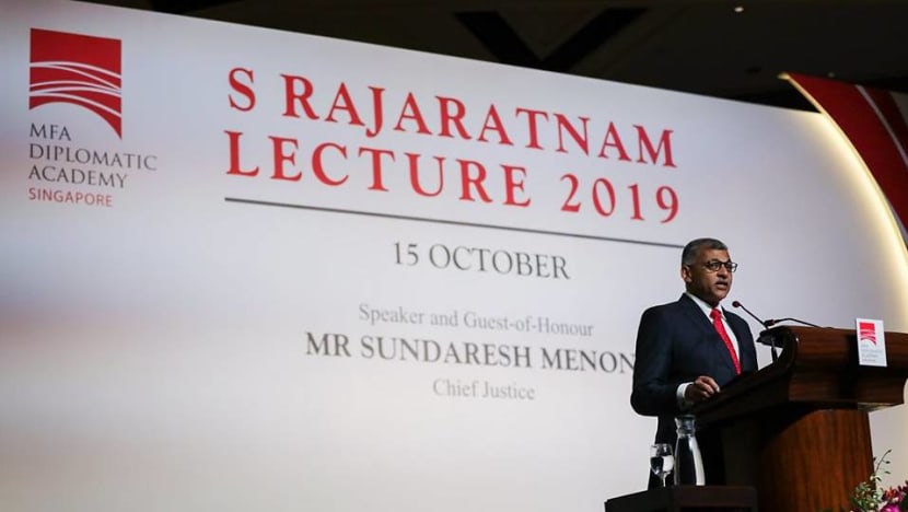 Commentary: Rule of law is an 'existential necessity' for Singapore Commentary: Rule of law is an 'existential necessity' for Singapore