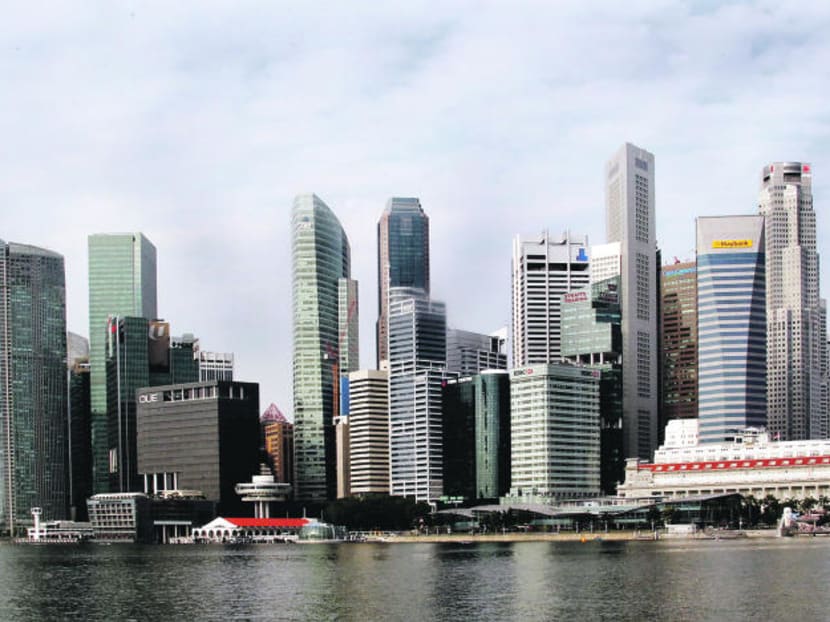 MTI is forecasting economic growth of between 1.5 - 3.5 per cent for 2018. TODAY file photo MTI is forecasting economic growth of between 1.5 - 3.5 per cent for 2018. TODAY file photo