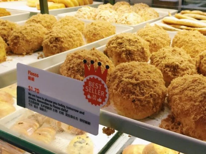 File photo of pork floss buns from BreadTalk. Photo: Alvin Chong/Channel NewsAsia