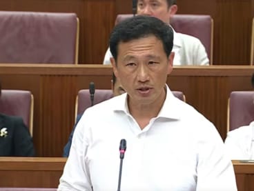 Health Minister Ong Ye Kung speaking in Parliament on May 7, 2024.
