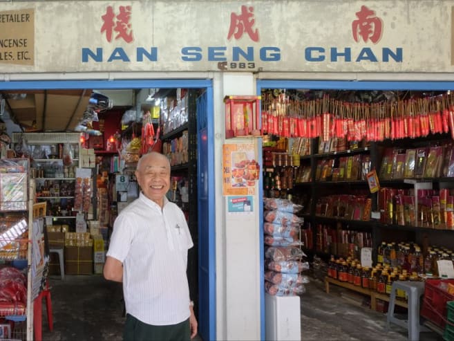 Meet the 80-year-old joss paper seller who fled a revolution in China for a life in Singapore