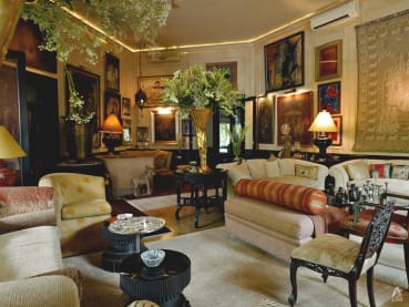 The home of this top fashion designer from India is a reflection of his creative influences