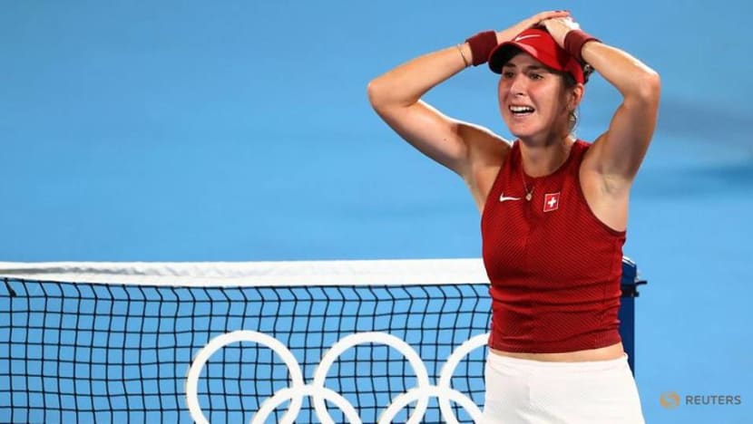 Tennis: Swiss Bencic beats Vondrousova to win women's singles gold Tennis: Swiss Bencic beats Vondrousova to win women's singles gold