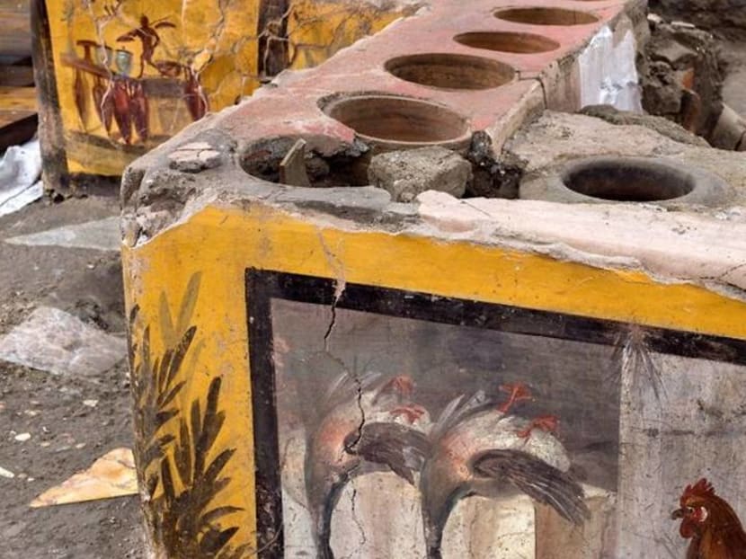 Archaeologists uncover ancient street food shop in Pompeii Archaeologists uncover ancient street food shop in Pompeii