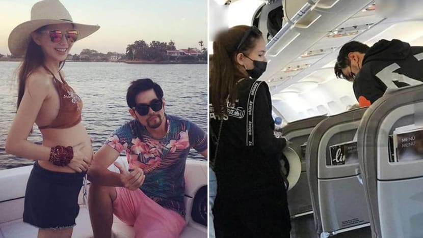 Jay Chou, Hannah Quinlivan spotted aboard budget airline