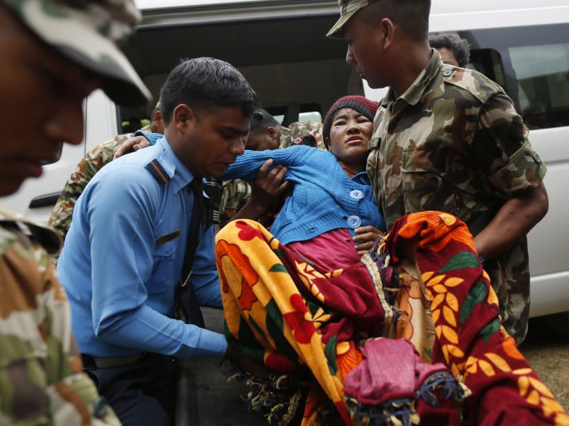 Helicopters ferry injured from Nepal villages near epicentre