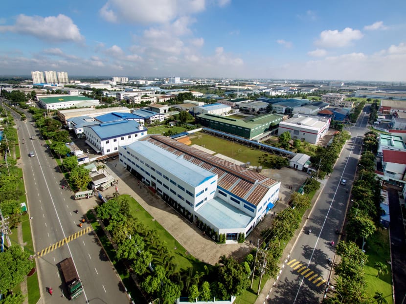 Sembcorp’s Vietnam-Singapore industrial park (VSIP) in Binh Duong is one of 10 operated by Singaporean firms. Together, the VSIPs have attracted more than S$11  billion in investments. Photo: Sembcorp