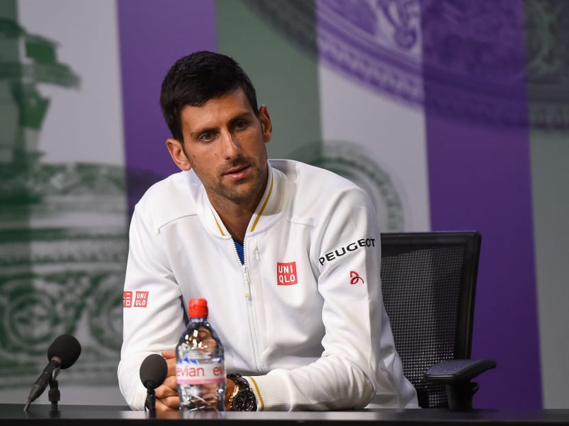 Novak Djokovic of Serbia speaks to the media during a press conference prior to the Wimbledon Lawn Tennis Championships at the All England Lawn Tennis and Croquet Club on June 26, 2016 in London, England.  Photo: Getty Images
