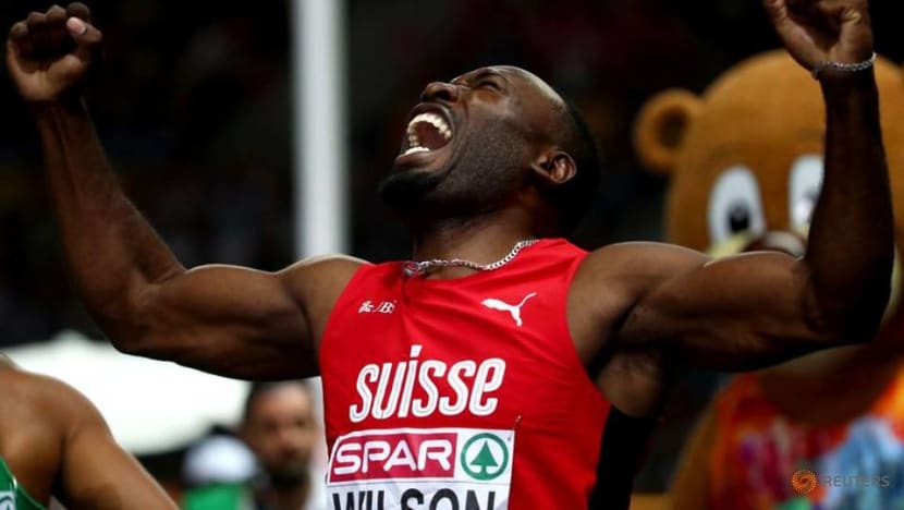 Olympics-Athletics-Swiss sprinter Wilson out of Games end after provisional ban re-imposed Olympics-Athletics-Swiss sprinter Wilson out of Games end after provisional ban re-imposed