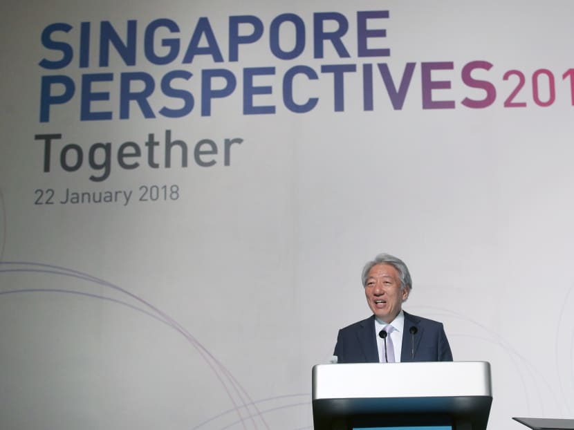 While Singapore has become an aged society, Singapore is better placed than others to cope because it has put in place certain policies and initiatives, says DPM Teo. Photo: MCI