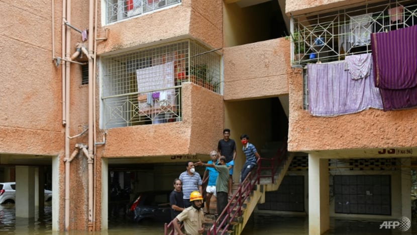 Flooding in India's Bangalore after heavy rains Flooding in India's Bangalore after heavy rains