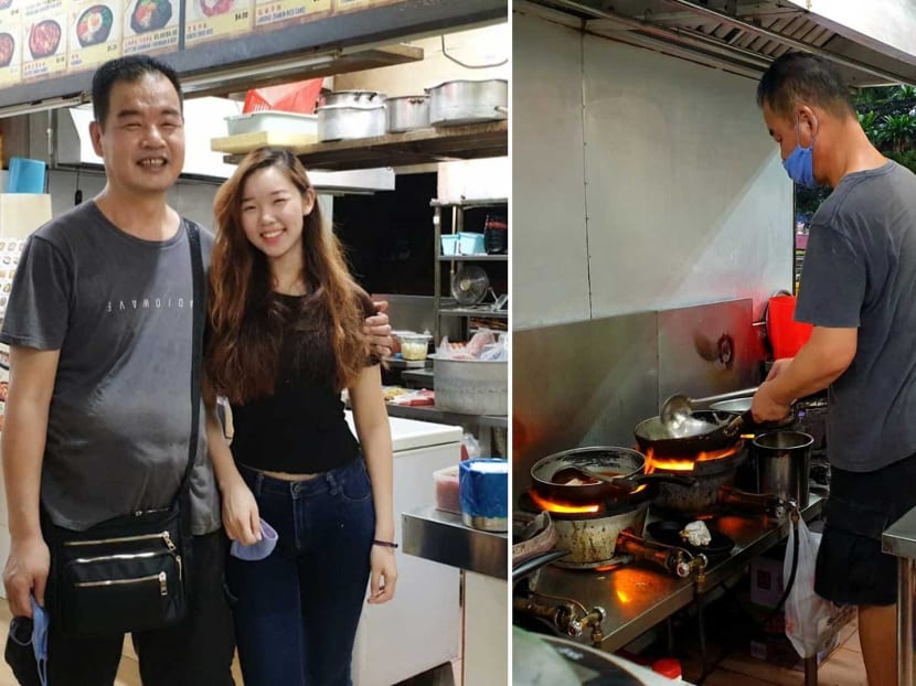 She drummed up biz for his Korean food stall via Facebook.