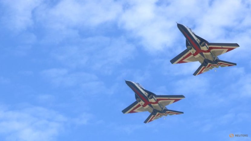 Taiwan touts new air force advanced training jet's abilities Taiwan touts new air force advanced training jet's abilities