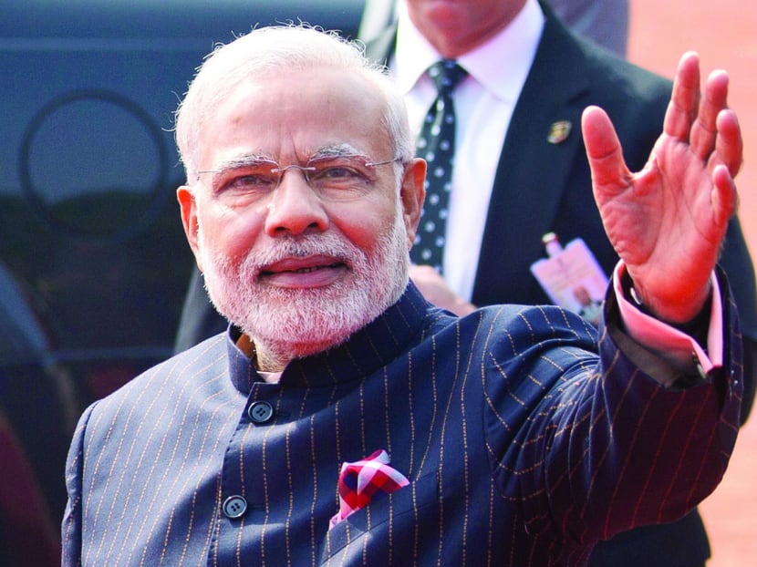 During his May 14 to 16 visit, Mr Modi will probably seek to further discuss agreements on high-speed rail and civilian nuclear power development. PHOTO: AP