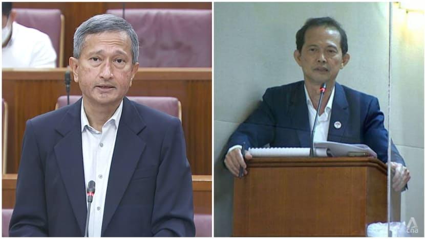 Vivian Balakrishnan apologises to Leong Mun Wai for 'private comments' made during Parliament session