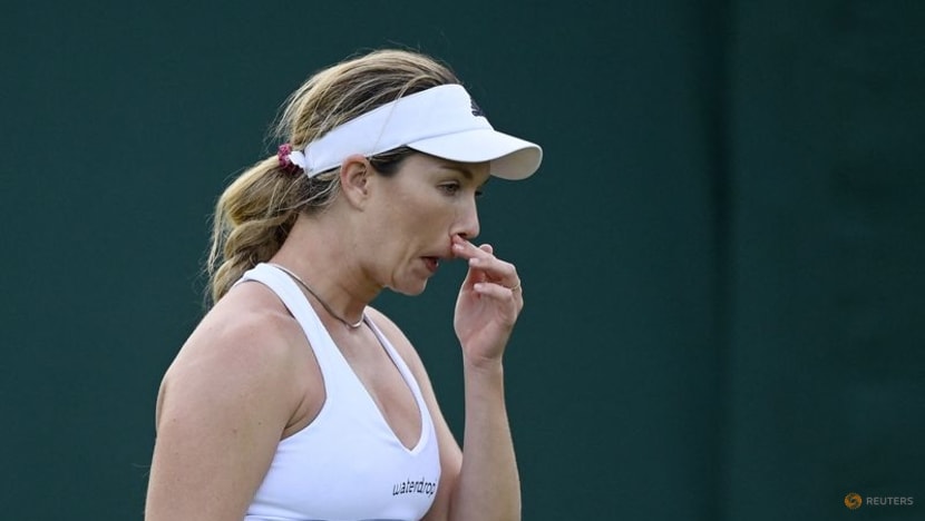 Collins becomes highest women's seed to fall on day one Collins becomes highest women's seed to fall on day one