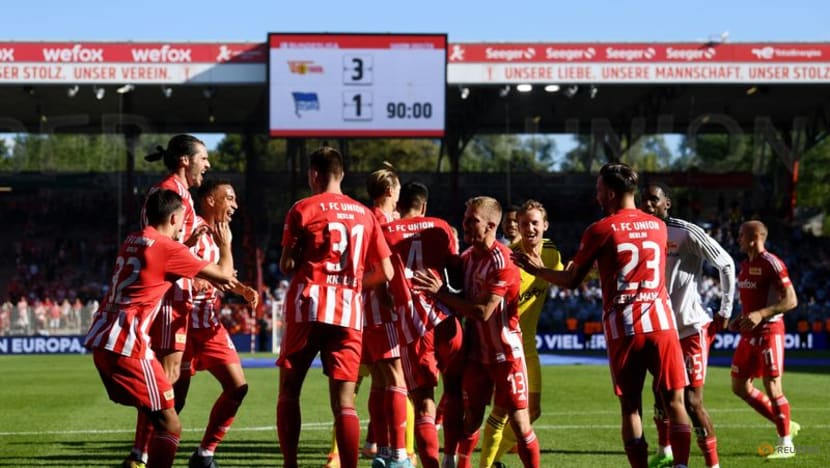 Union enjoy winning start with 3-1 victory over Hertha in Berlin derby Union enjoy winning start with 3-1 victory over Hertha in Berlin derby