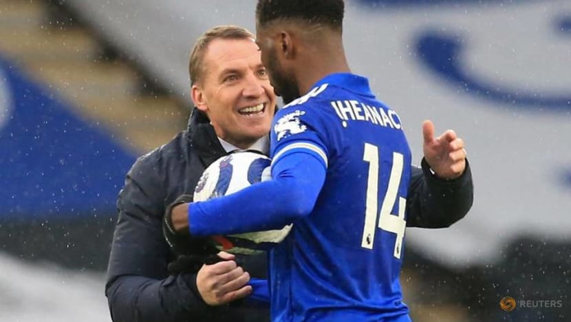 Football: Rodgers praises Leicester strikers after Sheffield United rout Football: Rodgers praises Leicester strikers after Sheffield United rout