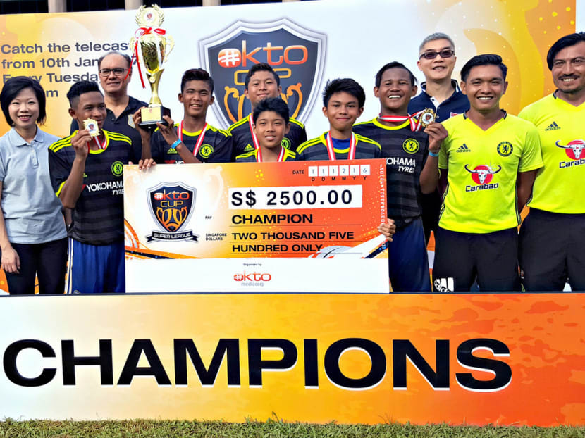 Chelsea FC SS of Indonesia were crowned champions of the okto Cup Super League 2016. Photo: Teo Teng Kiat