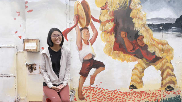 旅居马国小城涂壁画  新加坡90后艺术家体验慢活滋味