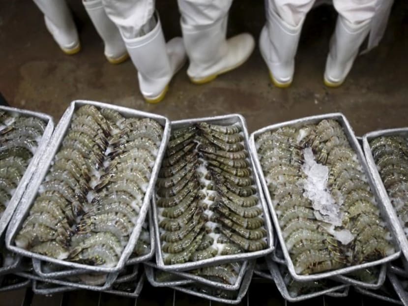 China bans some food imports after coronavirus detected on shrimp