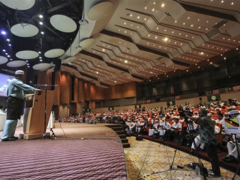 Pan-Malaysian Islamic Party (PAS) deputy president Mohamad Sabu gives a speech at the PAS Youth Muktamar at Dewan Jubli Perak in Shah Alam, June 2, 2015. Photo: The Malay Mail Online