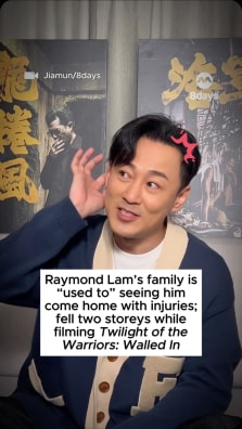 The training for his stunts in Twilight of the Warriors: Walled In was so tough, Raymond puked on his first day of training.

Interviewer: Jiamun Koh
Video Editor: Pyron Tan

#TwilightOfTheWarriorsWalledIn #RaymondLam