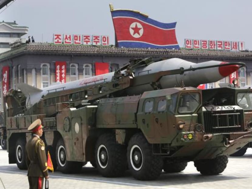 A missile is carried by a military vehicle during a parade to commemorate the 60th anniversary of the signing of a truce in the 1950-1953 Korean War, at Kim Il-sung Square in Pyongyang July 27, 2013. Photo: Reuters