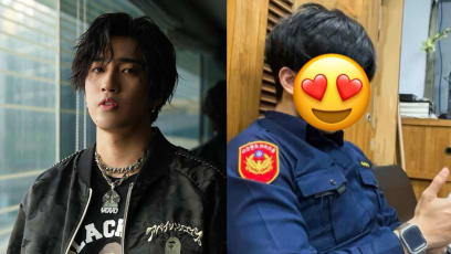 "Handcuff Me, Please": Netizens' Reaction When They Saw Pic Of Taiwanese Rapper Shou's Hot Policeman Cousin
