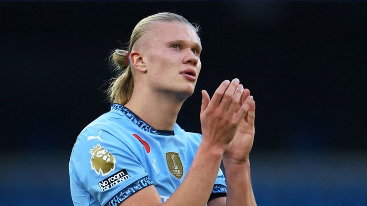 Haaland skips Ballon d'Or to watch friend in Swedish title decider CNA
