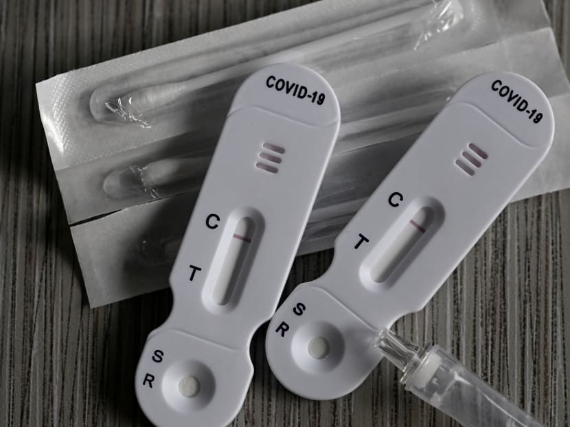 Covid-19 antigen rapid test kits. 