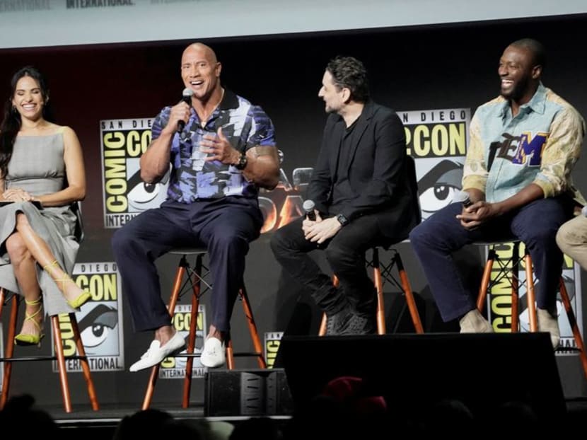 Dwayne Johnson's 10-year quest brings Black Adam to Comic-Con