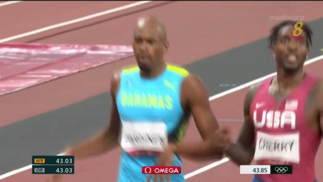 巴哈马称霸男子400米项目 夺本届奥运首枚奖牌