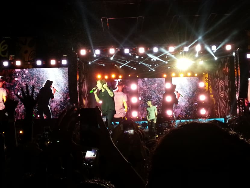 One Direction's concert at the National Stadium.