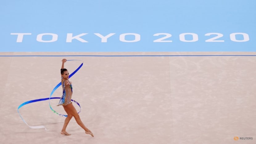 Olympics-Rhythmic Gymnastics-Israel's Ashram claims individual gold, ending Russian dominance Olympics-Rhythmic Gymnastics-Israel's Ashram claims individual gold, ending Russian dominance