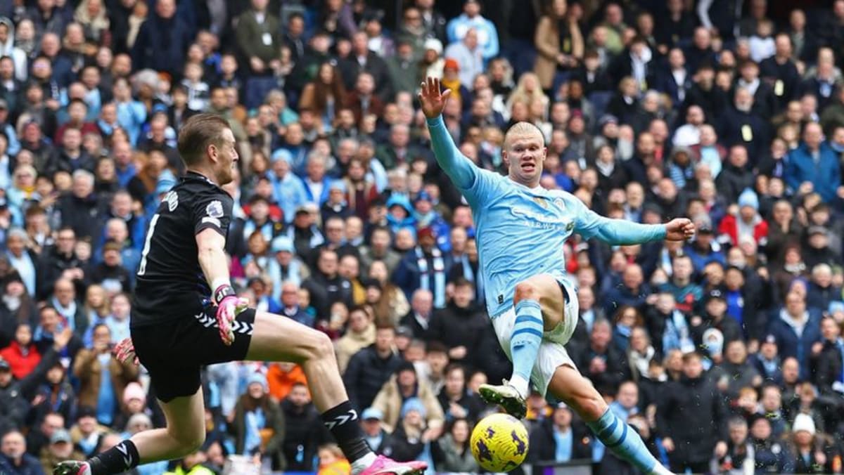 Haaland nets first goals since layoff as Man City beat Everton 20 CNA