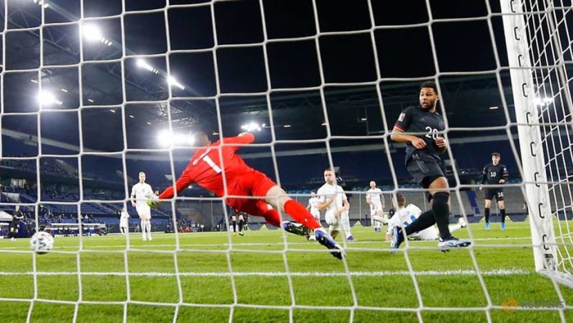 Soccer-Germany stroll to opening win over Iceland Soccer-Germany stroll to opening win over Iceland