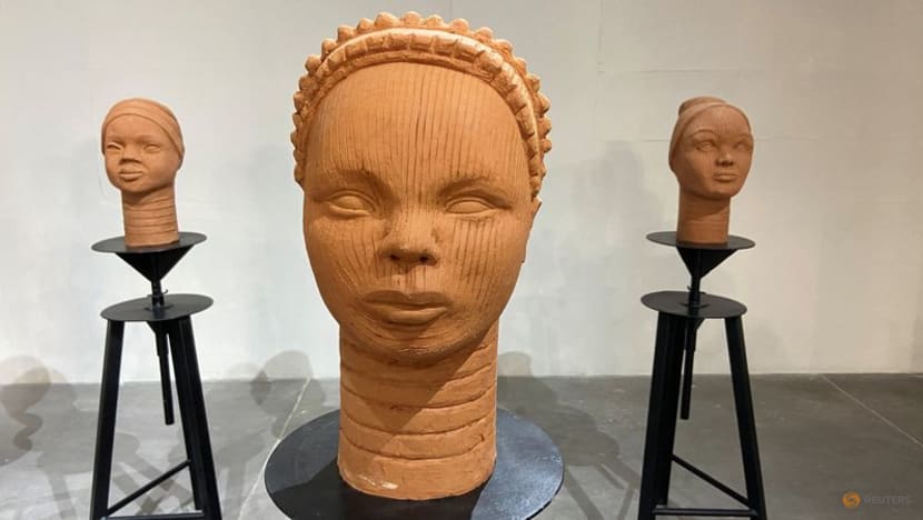Missing Chibok girls sculpted in clay in Nigeria art project Missing Chibok girls sculpted in clay in Nigeria art project
