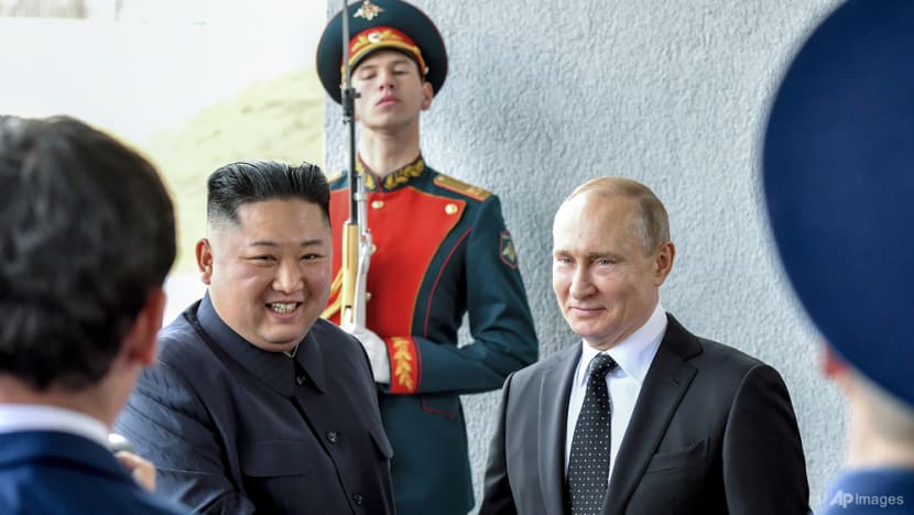 North Korea's Kim en route to Russia for talks with Putin